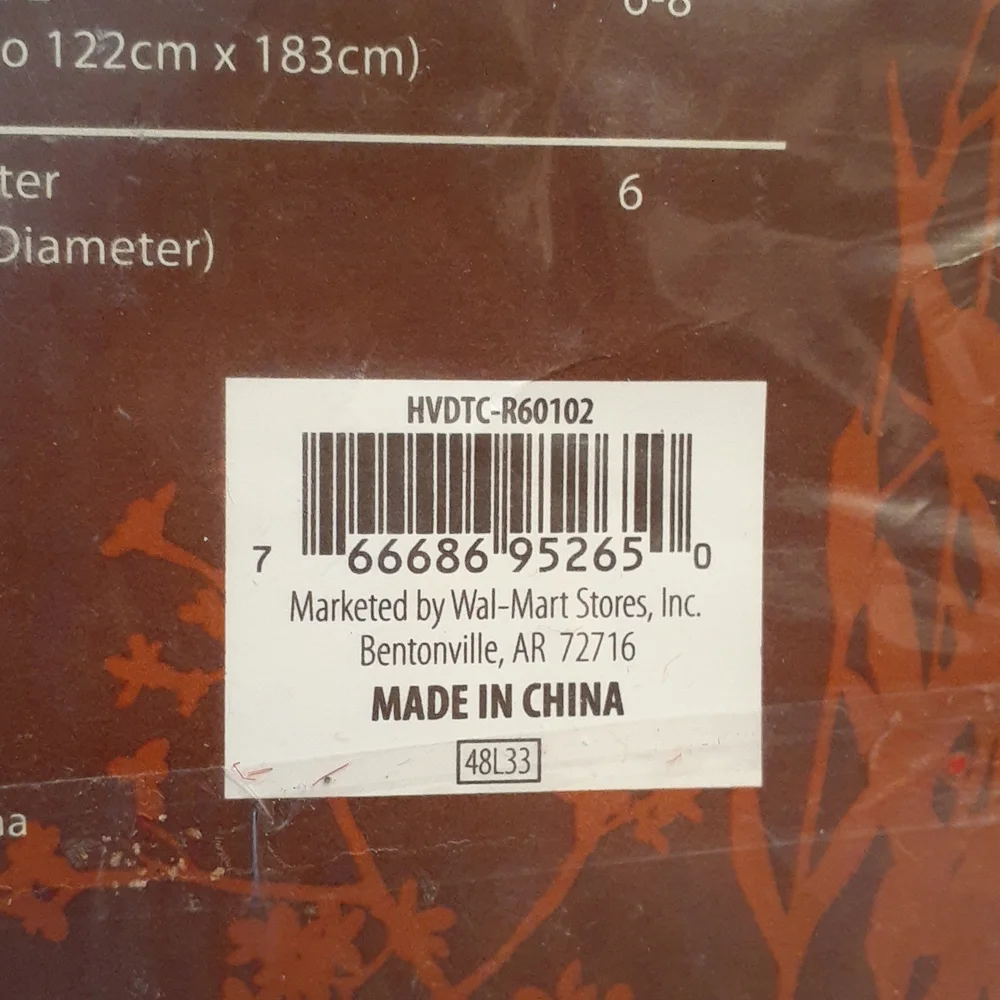 Harvest Fall Burgundy Leaf Damask Table Linen Tablecloth 60 X 102 Oblong